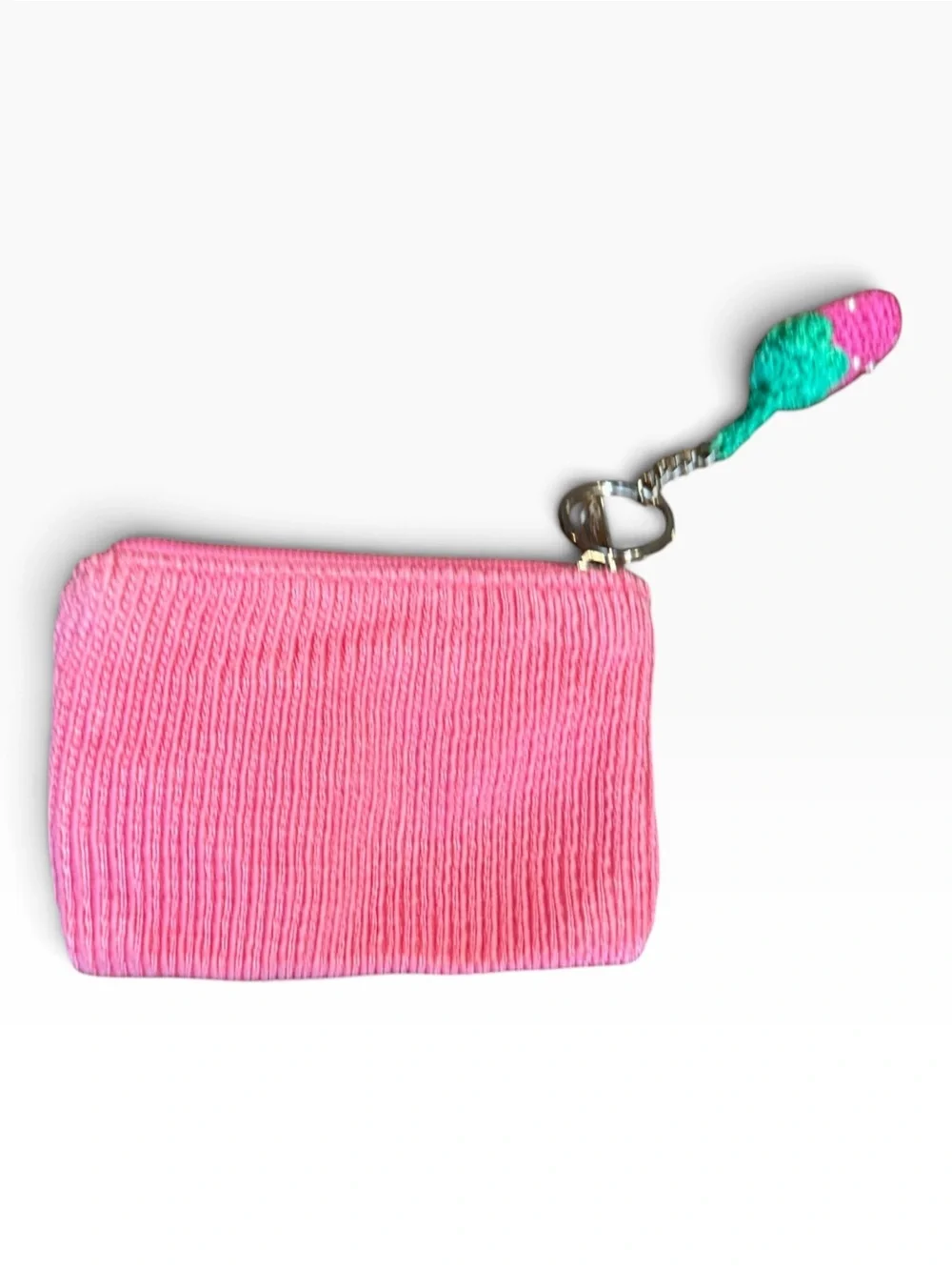 The Sak Pink Crochet Patchwork Fruit Tote with Wallet